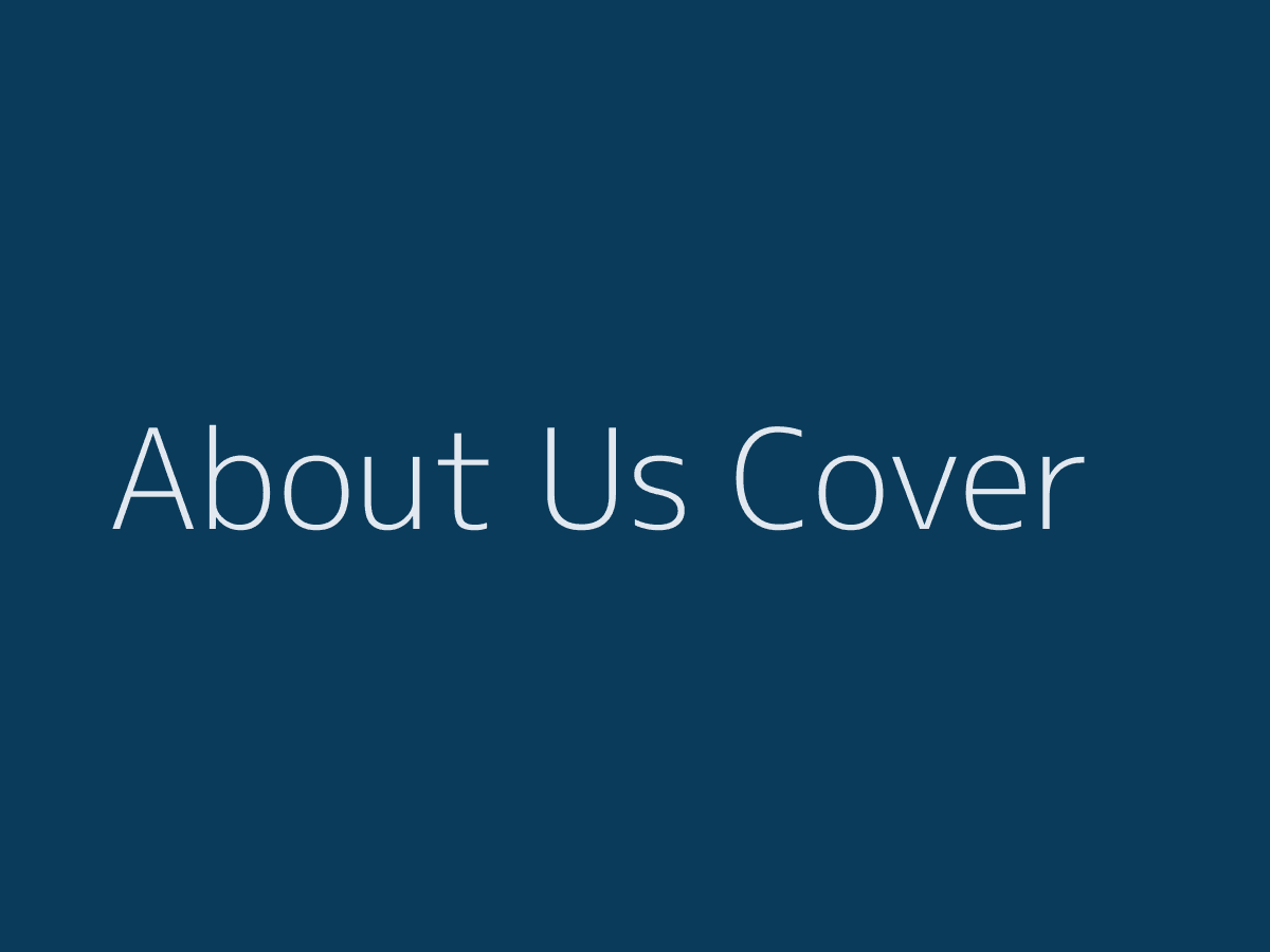 About us cover